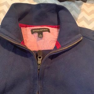 Banana republic half zipped pull up